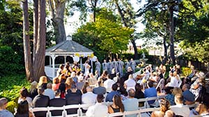 Outdoor Garden Wedding Ceremony