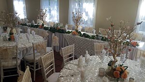 Formal Indoor Table Arrangement